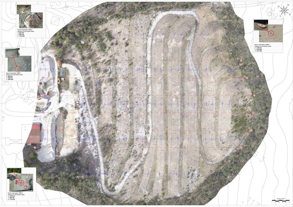 Rilievo laser scanner da drone