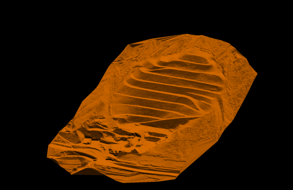 Rilievo laser scanner da drone