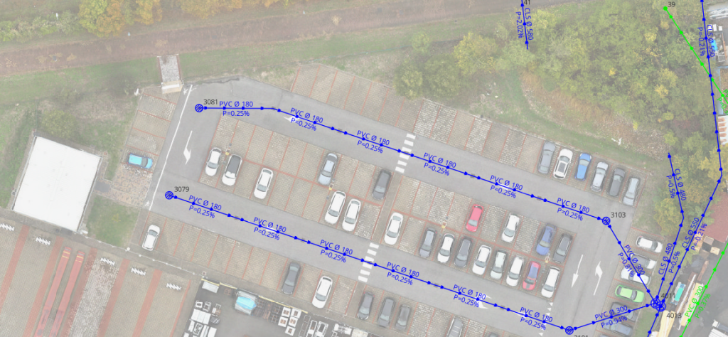 Rilievo di una rete idraulica ad opera di EPC - European Project Consulting