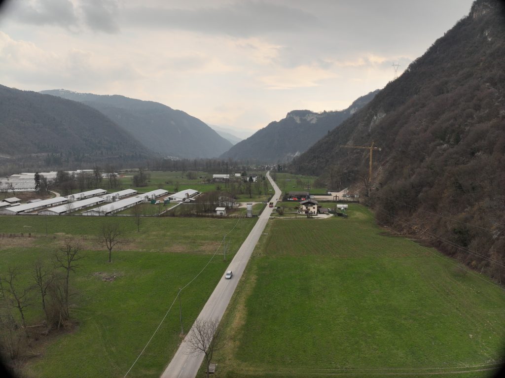 EPC che svolge rilievo catastale di aree extraurbane a Fonzaso
