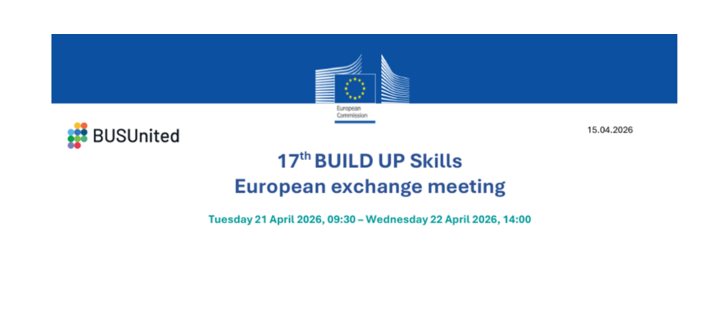 EPC e LIFE SKEMA al 17° BUILD UP Skills European Exchange Meeting a Bruxelles